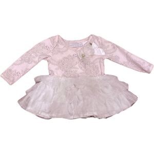 Koala Baby Boutique Infant Dress Pale Pink Tule Skirt and Accents 8-12 Lbs 3M